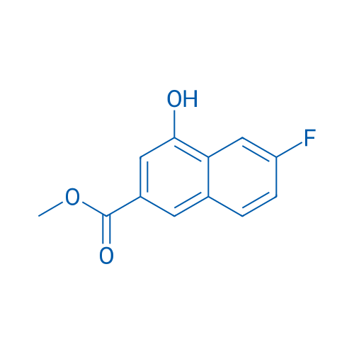 Methyl 6-fluoro-4-hydroxy-2-naphthoate 250mg