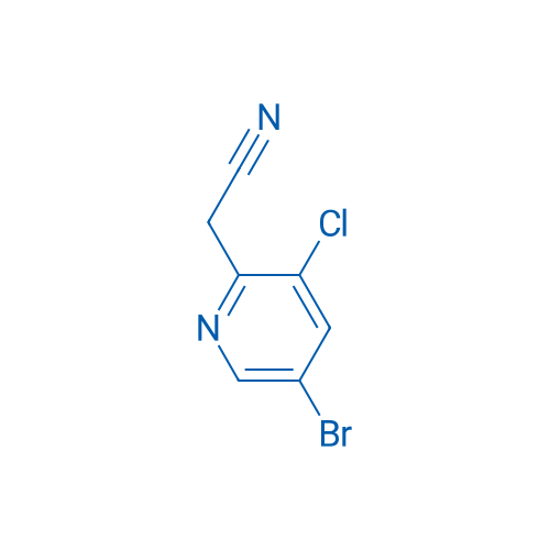 2-(5-Bromo-3-chloropyridin-2-yl)acetonitrile 1g