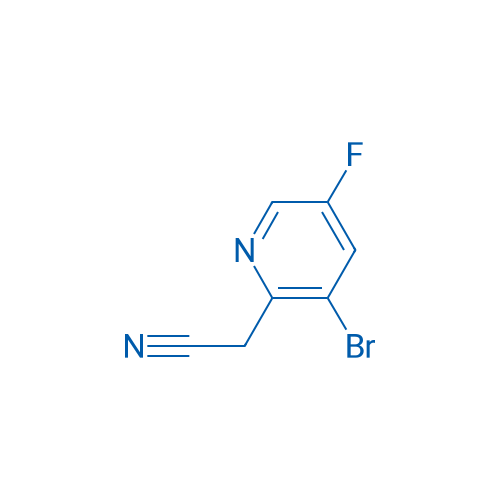 2-(3-Bromo-5-fluoropyridin-2-yl)acetonitrile 250mg