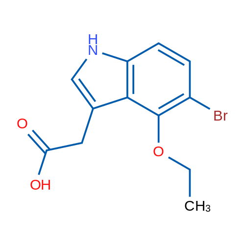 5-Bromo-4-ethoxyindole-3-acetic acid 250mg