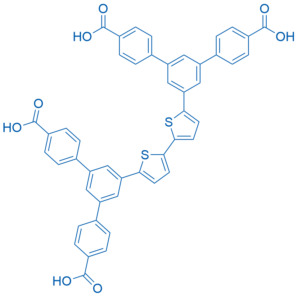 5',5''''-([2,2'-Bithiophene]-5,5'-diyl)bis(([1,1':3',1''-terphenyl]-4,4''-dicarboxylic acid)) 250mg