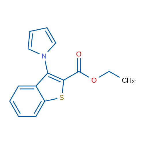 Ethyl 3-(1H-pyrrol-1-yl)benzo[b]thiophene-2-carboxylate 5g
