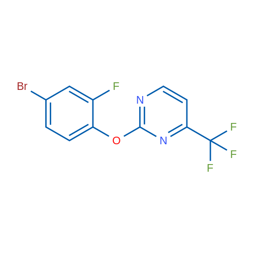 2-(4-Bromo-2-fluorophenoxy)-4-(trifluoromethyl)pyrimidine 1g