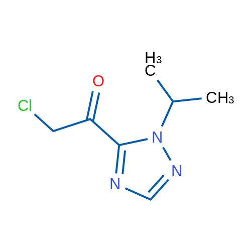 2-Chloro-1-(1-isopropyl-1H-1,2,4-triazol-5-yl)ethanone 250mg