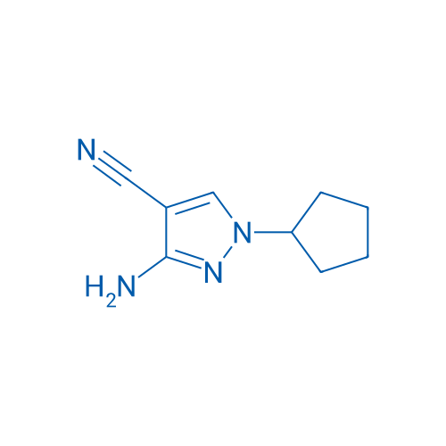3-Amino-1-cyclopentyl-1H-pyrazole-4-carbonitrile 250mg