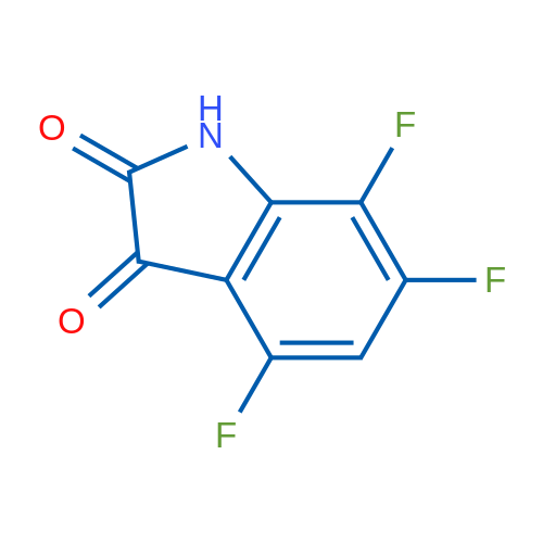 4,6,7-Trifluoroindoline-2,3-dione 1g