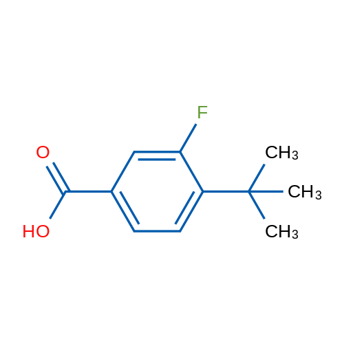 4-(tert-butyl)-3-fluorobenzoic acid 250mg
