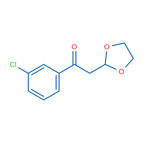 1-(3-Chlorophenyl)-2-(1,3-dioxolan-2-yl)ethanone 1g