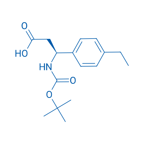 (S)-3-((tert-Butoxycarbonyl)amino)-3-(4-ethylphenyl)propanoic acid 100mg