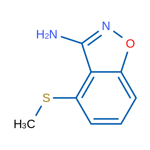 4-(Methylthio)benzo[d]isoxazol-3-amine 1g