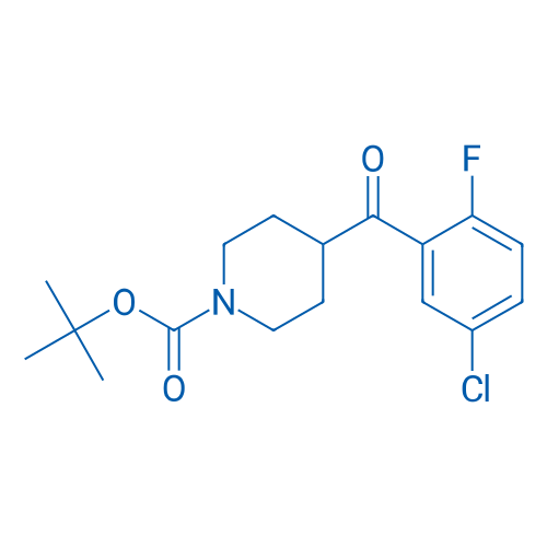 tert-Butyl 4-(5-chloro-2-fluorobenzoyl)piperidine-1-carboxylate 100mg