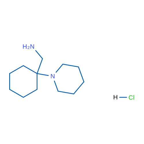 (1-(Piperidin-1-yl)cyclohexyl)methanamine hydrochloride 1g