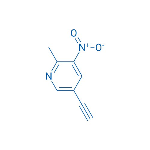 5-Ethynyl-2-methyl-3-nitropyridine 1g