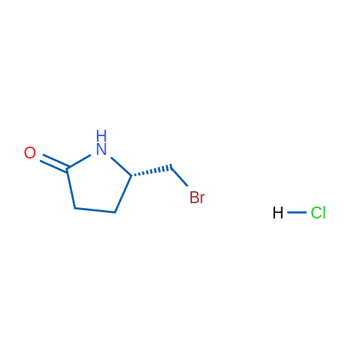 (5S)-5-(Bromomethyl)pyrrolidin-2-one hydrochloride 1g
