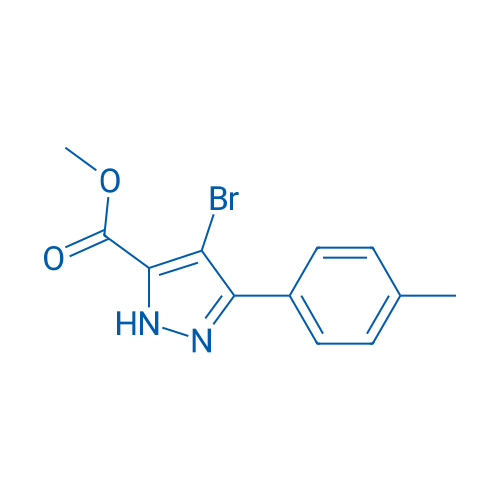 Methyl 4-bromo-3-(p-tolyl)-1H-pyrazole-5-carboxylate 5g
