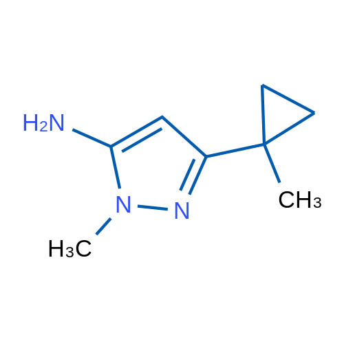 1-Methyl-3-(1-methylcyclopropyl)-1H-pyrazol-5-amine 1g