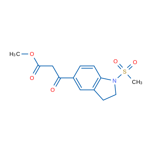 Methyl 3-(1-(methylsulfonyl)indolin-5-yl)-3-oxopropanoate 1g