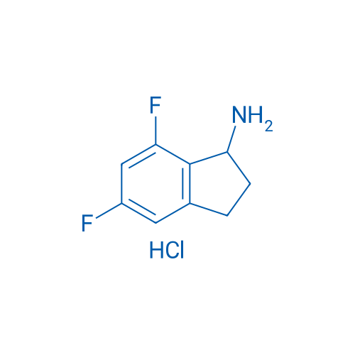 5,7-Difluoro-2,3-dihydro-1H-inden-1-amine hydrochloride 250mg