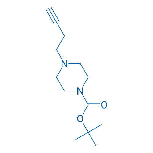 tert-Butyl 4-(but-3-yn-1-yl)piperazine-1-carboxylate 250mg