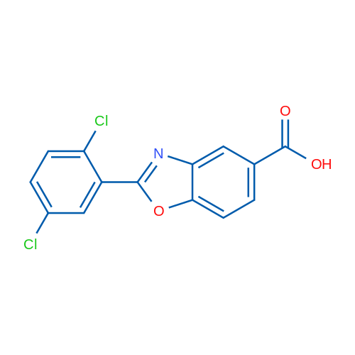 2-(2,5-Dichlorophenyl)benzo[d]oxazole-5-carboxylic acid 1g