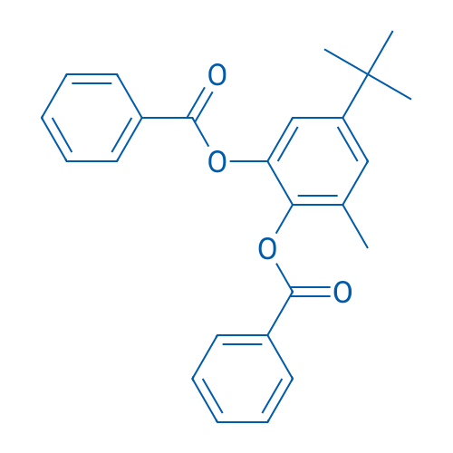 5-(tert-Butyl)-3-methyl-1,2-phenylene dibenzoate 250mg