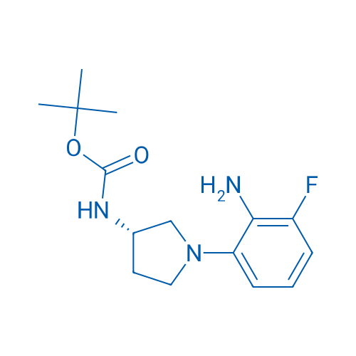 (S)-tert-Butyl 1-(2-amino-3-fluorophenyl)pyrrolidin-3-ylcarbamate 1g