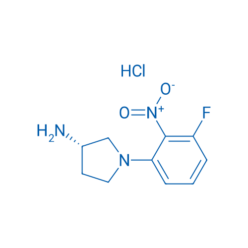 (S)-1-(3-Fluoro-2-nitrophenyl)pyrrolidin-3-amine hydrochloride 1g