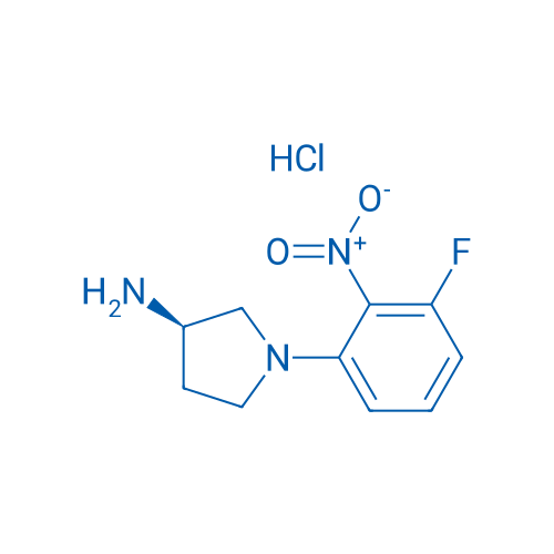 (R)-1-(3-Fluoro-2-nitrophenyl)pyrrolidin-3-amine hydrochloride 1g