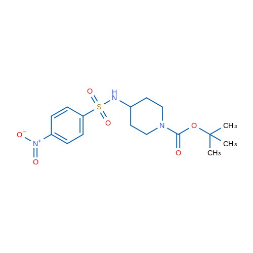 tert-Butyl 4-(4-nitrophenylsulfonamido)piperidine-1-carboxylate 1g