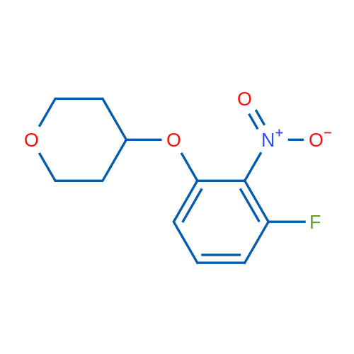 4-(3-Fluoro-2-nitrophenoxy)tetrahydro-2H-pyran 1g