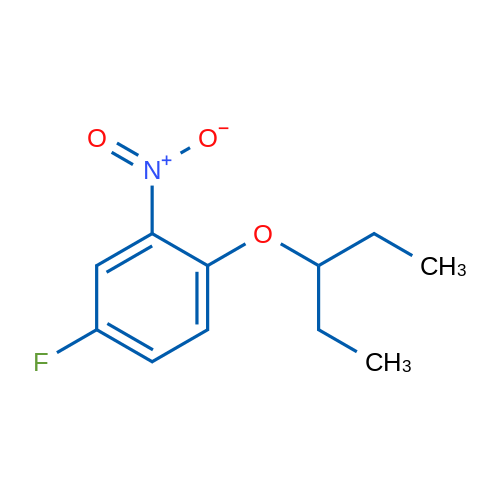 4-Fluoro-2-nitro-1-(pentan-3-yloxy)benzene 1g
