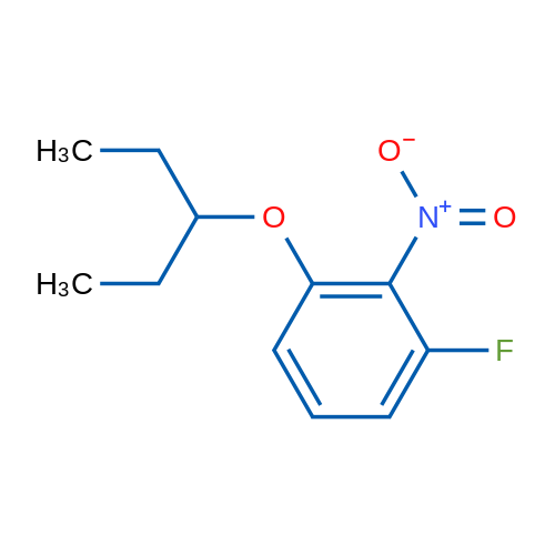 1-Fluoro-2-nitro-3-(pentan-3-yloxy)benzene 1g