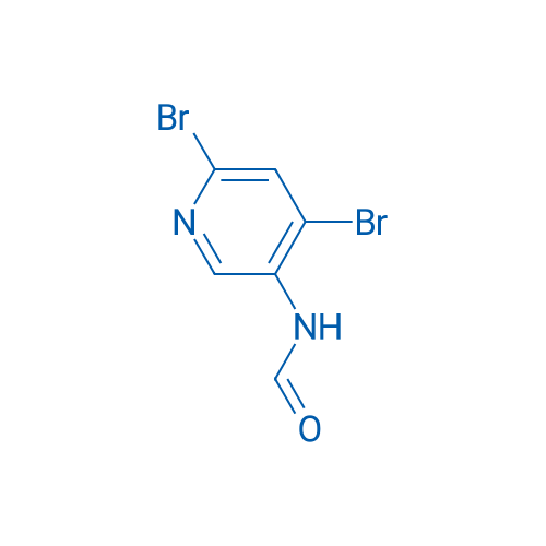 N-(4,6-Dibromopyridin-3-yl)formamide 250mg