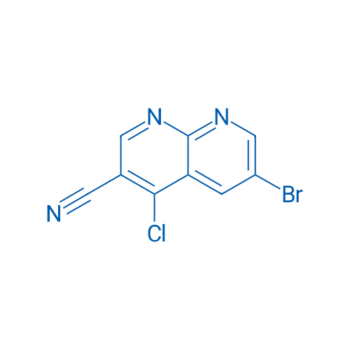 6-Bromo-4-chloro-1,8-naphthyridine-3-carbonitrile 1g