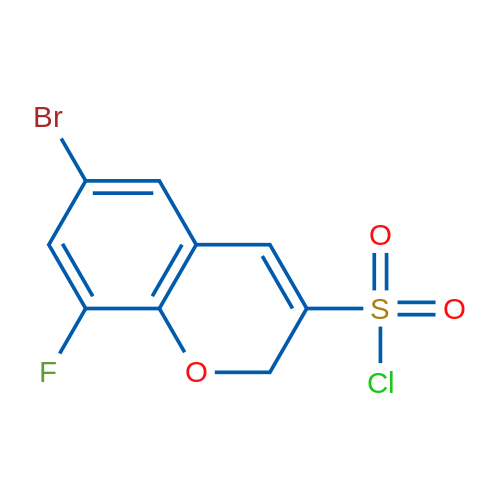 6-Bromo-8-fluoro-2H-chromene-3-sulfonyl chloride 1g