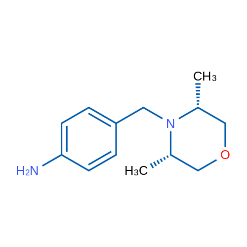 4-(((3R,5S)-3,5-Dimethylmorpholino)methyl)aniline 1g