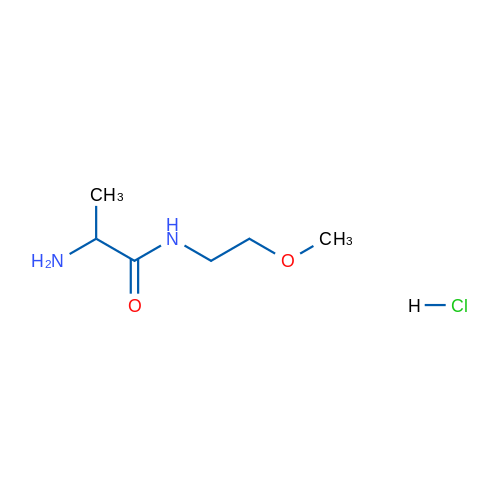2-Amino-N-(2-methoxyethyl)propanamide hydrochloride 5g