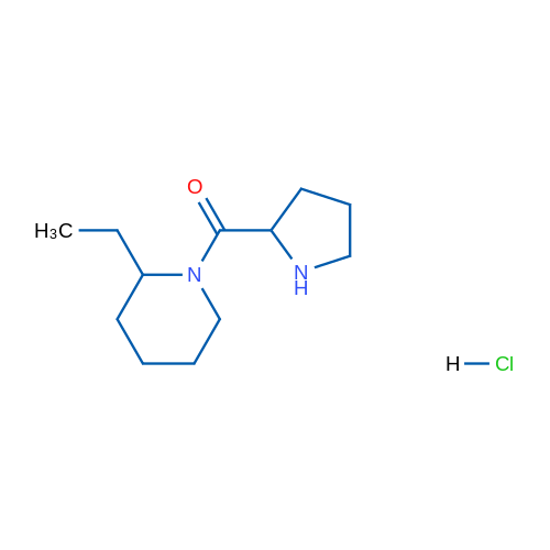 (2-Ethylpiperidin-1-yl)(pyrrolidin-2-yl)methanone hydrochloride 1g