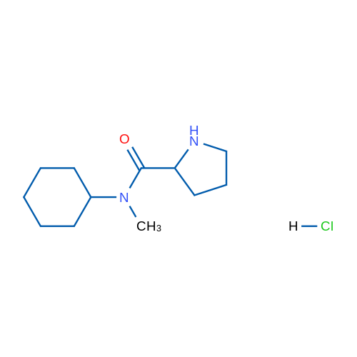N-Cyclohexyl-N-methylpyrrolidine-2-carboxamide hydrochloride 1g
