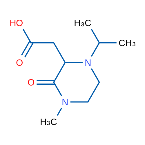 2-(1-Isopropyl-4-methyl-3-oxopiperazin-2-yl)acetic acid 5g