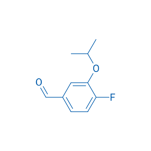 4-Fluoro-3-isopropoxybenzaldehyde 250mg