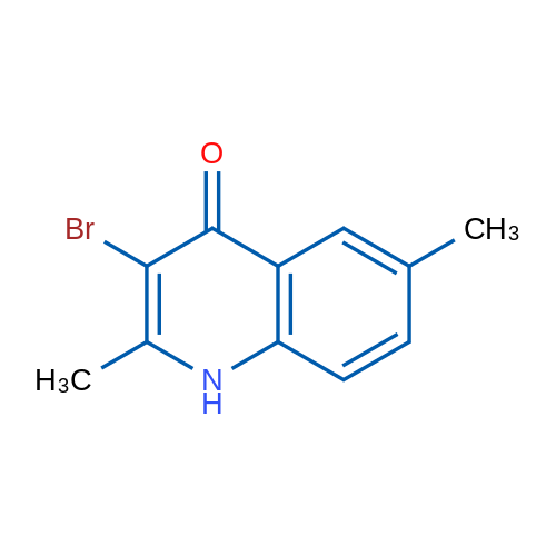 3-Bromo-2,6-dimethylquinolin-4(1H)-one 1g