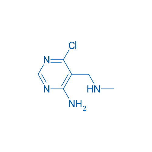 6-Chloro-5-((methylamino)methyl)pyrimidin-4-amine 250mg