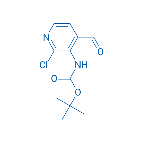 tert-Butyl (2-chloro-4-formylpyridin-3-yl)carbamate 250mg