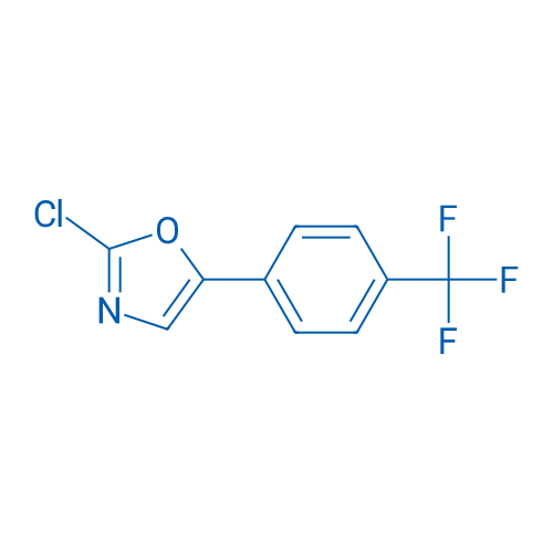 2-Chloro-5-(4-(trifluoromethyl)phenyl)oxazole 250mg