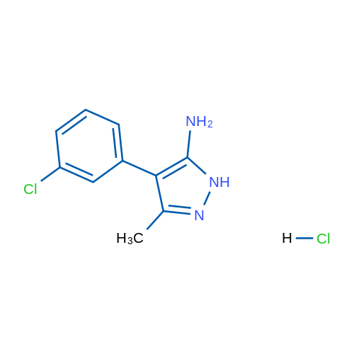 4-(3-Chlorophenyl)-3-methyl-1H-pyrazol-5-amine hydrochloride 1g