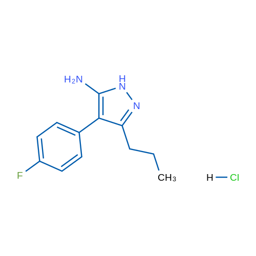 4-(4-Fluorophenyl)-3-propyl-1H-pyrazol-5-amine hydrochloride 1g