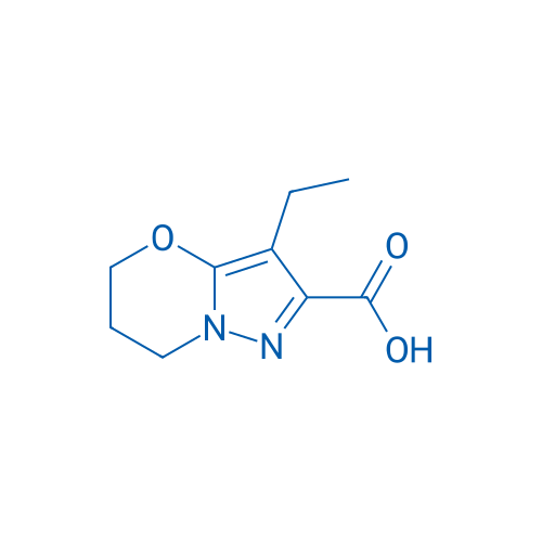 3-Ethyl-6,7-dihydro-5H-pyrazolo[5,1-b][1,3]oxazine-2-carboxylic acid 100mg