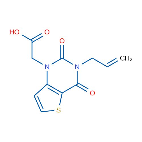 2-(3-Allyl-2,4-dioxo-3,4-dihydrothieno[3,2-d]pyrimidin-1(2H)-yl)acetic acid 1g