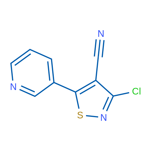 3-Chloro-5-(pyridin-3-yl)isothiazole-4-carbonitrile 10g